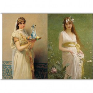 Бумага рисовая для декупажа AD096 "Девушки" Арт-Декупаж, А4